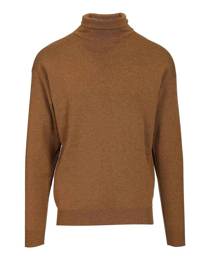 Christophe Lemaire Rundhalspullover - Braun Braun