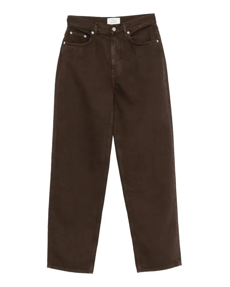 Loulou Studio Straight Leg Jeans - Braun Braun