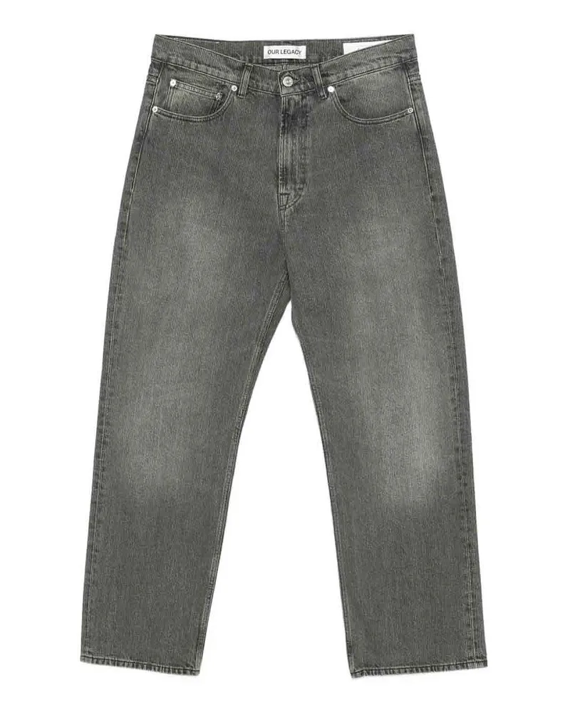 Our Legacy Straight Leg Jeans - Grau Grau