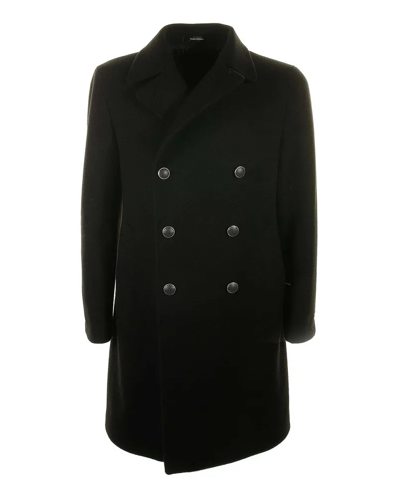 Tagliatore Kurzer Mantel - Schwarz Schwarz