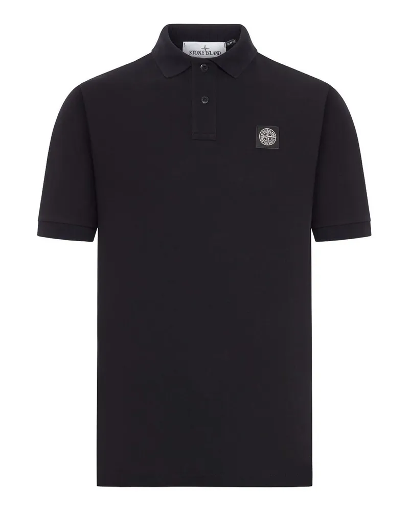 Stone Island Poloshirt - Schwarz Schwarz