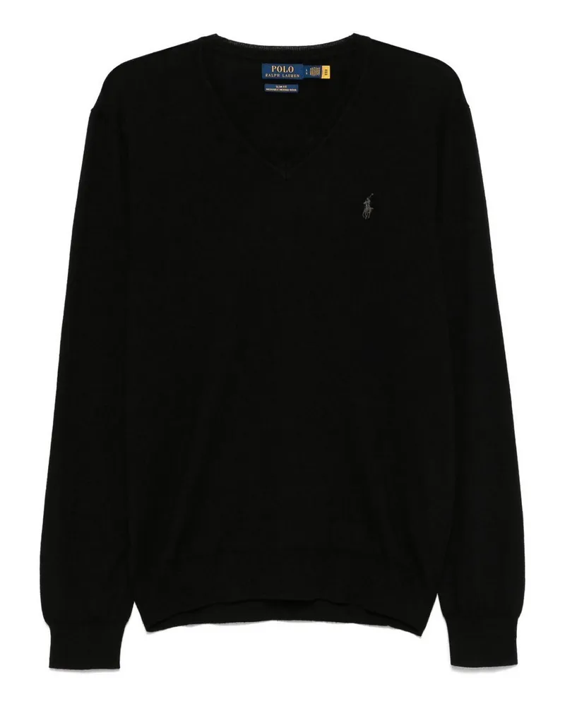 Ralph Lauren V-Pullover - Schwarz Schwarz
