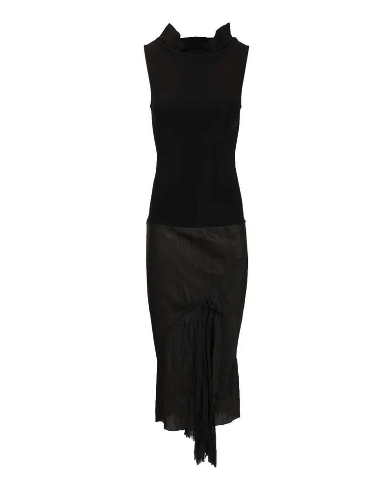 Rick Owens Knielanges Kleid - Schwarz Schwarz