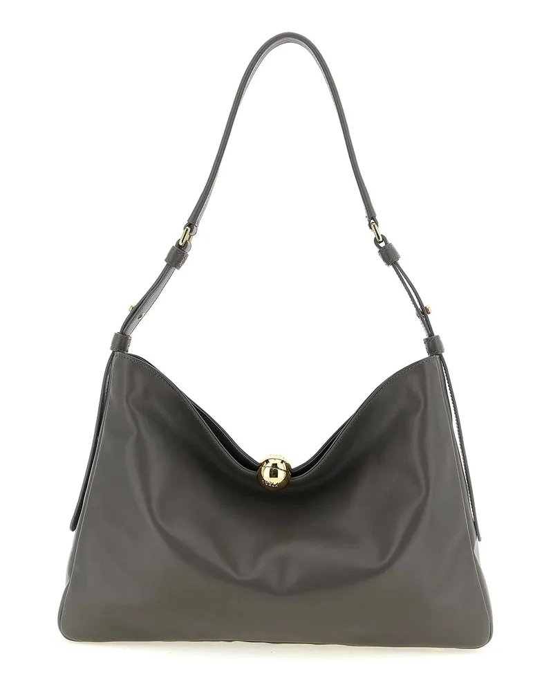 Furla Schultertasche - Grau Grau