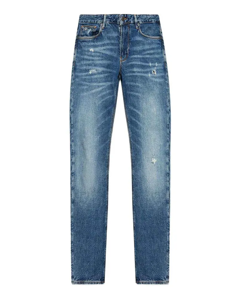 Emporio Armani Bootcut Jeans - Blau Blau