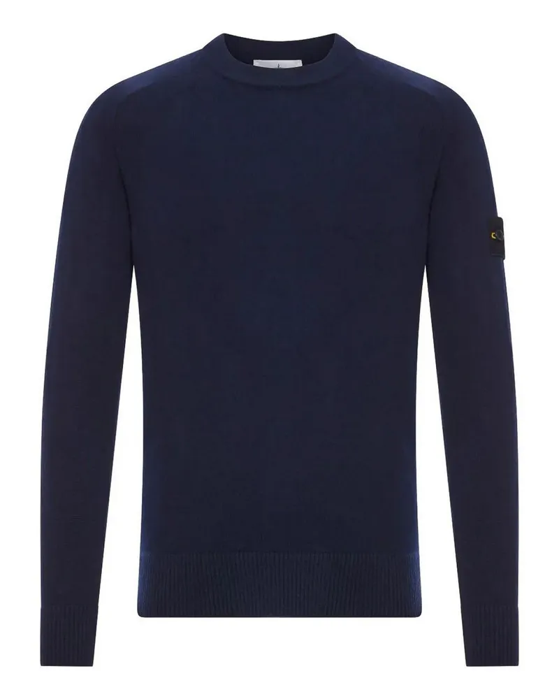 Stone Island Rundhalspullover - Dunkelblau Dunkelblau