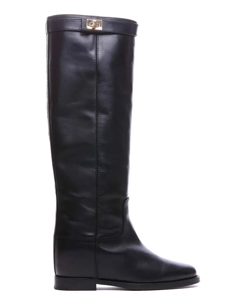 Via Roma 15 Stiefel - Schwarz Schwarz