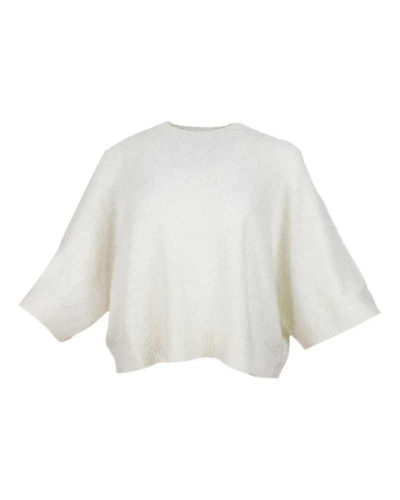 Fabiana Filippi Rundhalspullover - Weiß Weiß