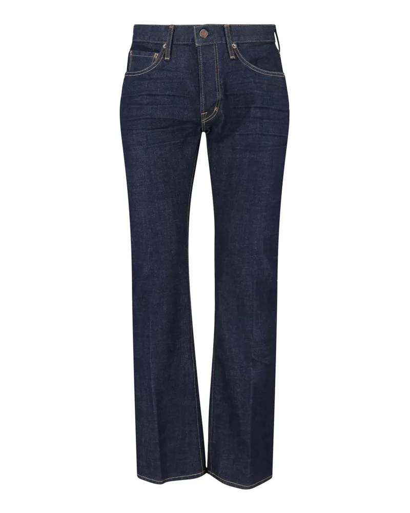 Tom Ford Bootcut Jeans - Blau Blau