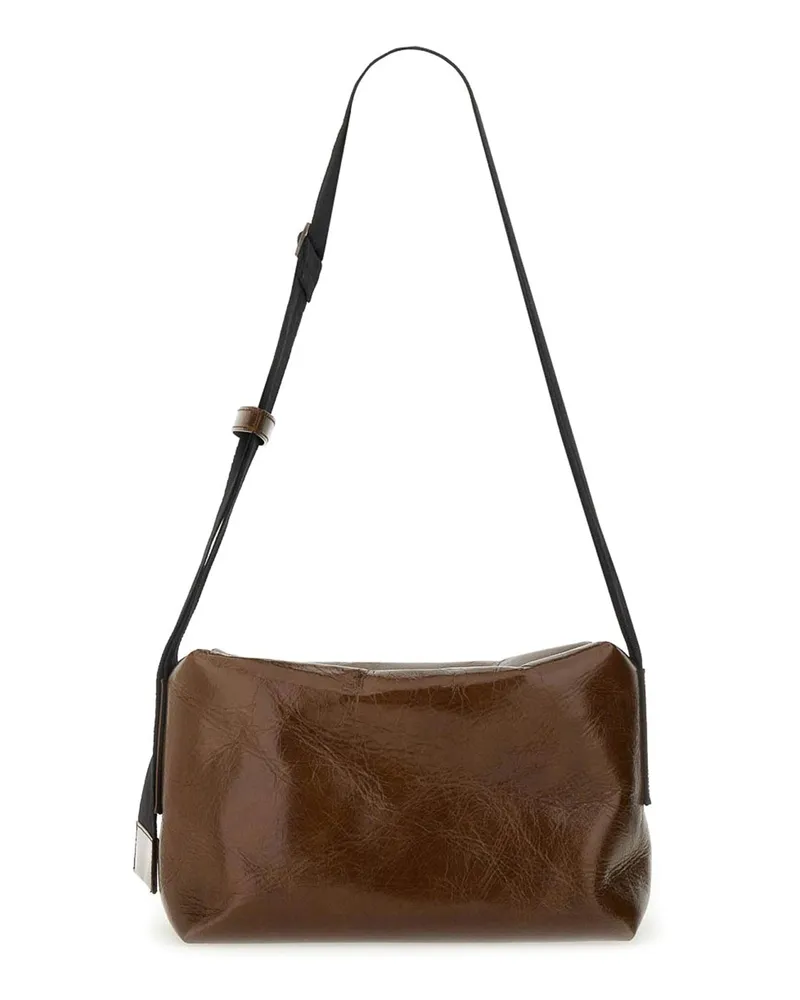 Uma Wang Schultertasche - Braun Braun