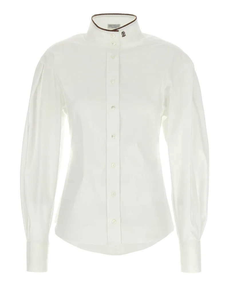 Brunello Cucinelli Hemd - Weiß Weiß