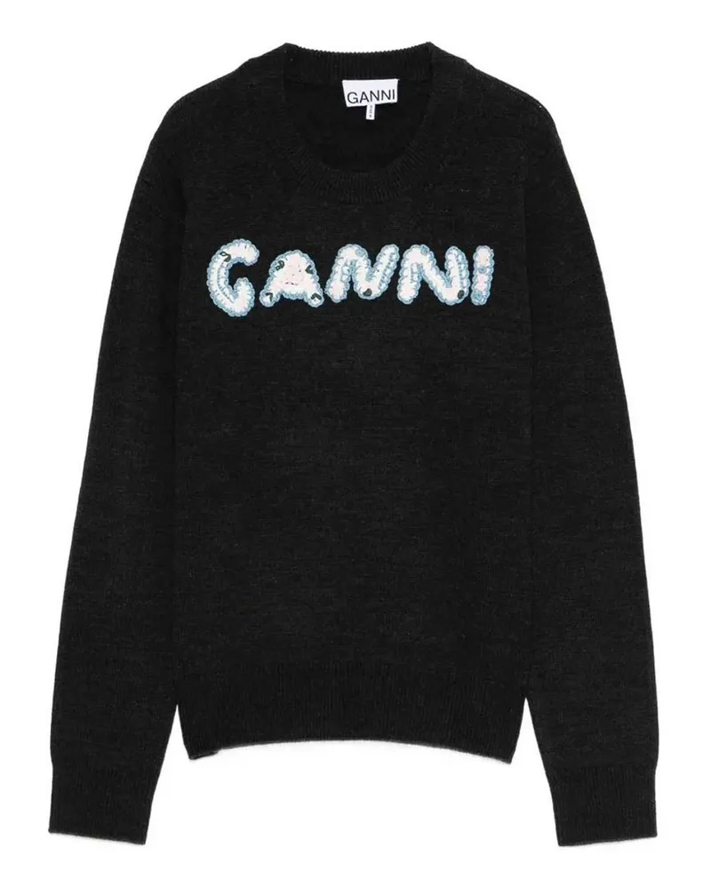 Ganni Hemd - Grau Grau