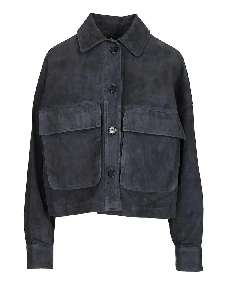 Arma Lederjacke - Blau Blau