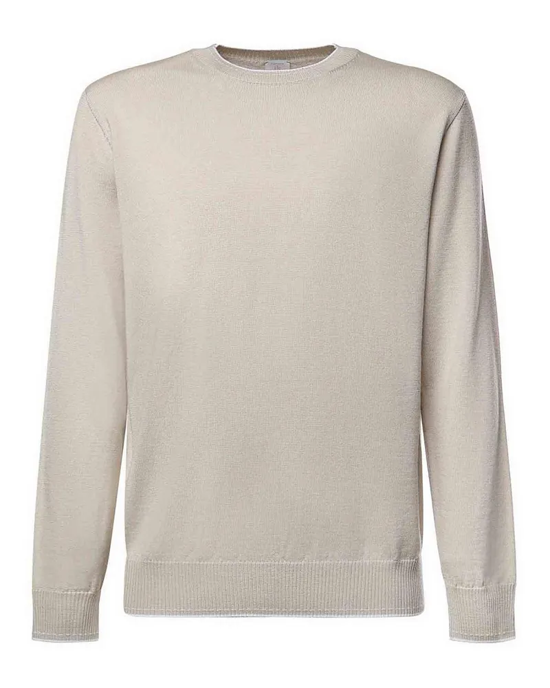 Eleventy Rundhalspullover - Beige Beige