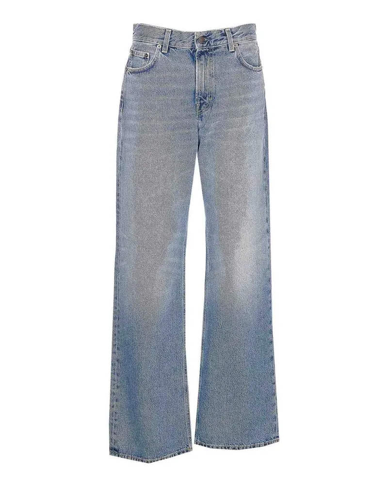 Haikure Straight Leg Jeans - Blau Blau