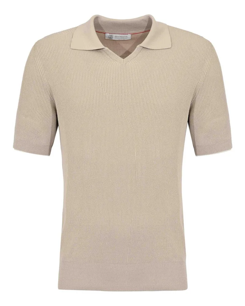 Brunello Cucinelli Poloshirt - Beige Beige