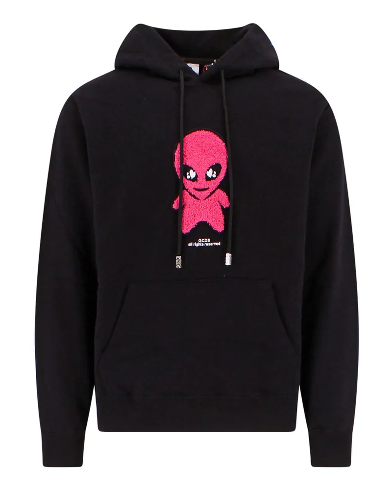 GCDS Sweatshirt - Schwarz Schwarz