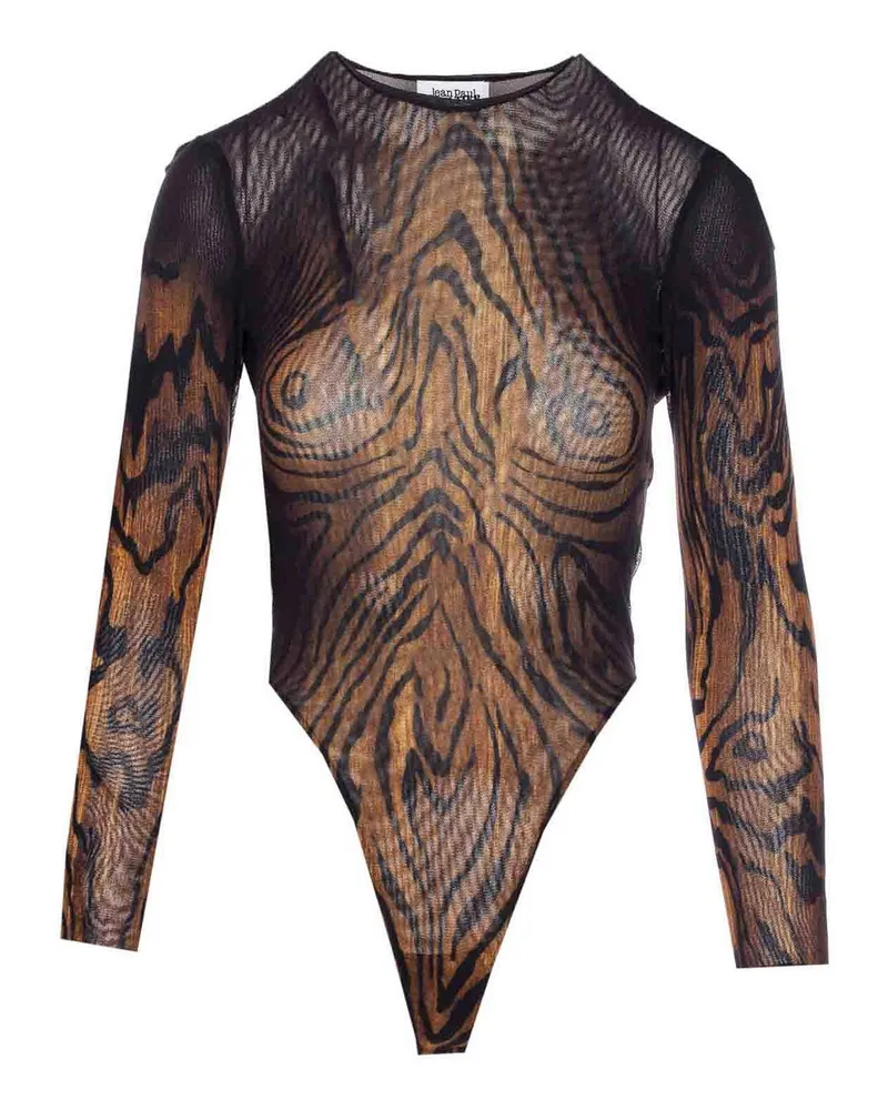 Jean Paul Gaultier Top - Schwarz Schwarz
