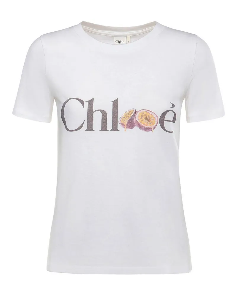 Chloé T-Shirt - Weiß Weiß