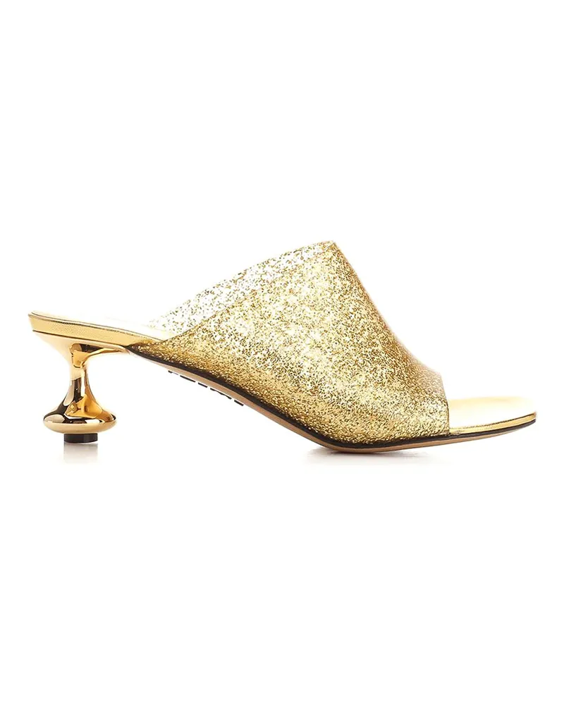 Loewe Mules - Gold Gold