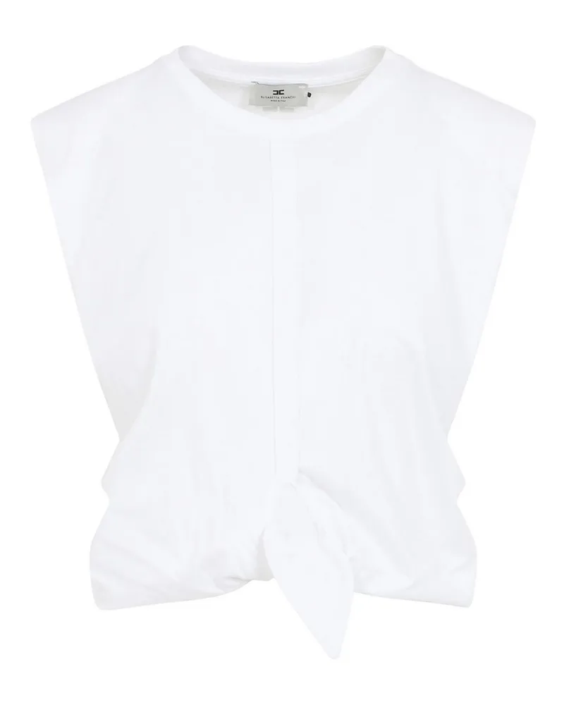 Elisabetta Franchi T-Shirt - Weiß Weiß