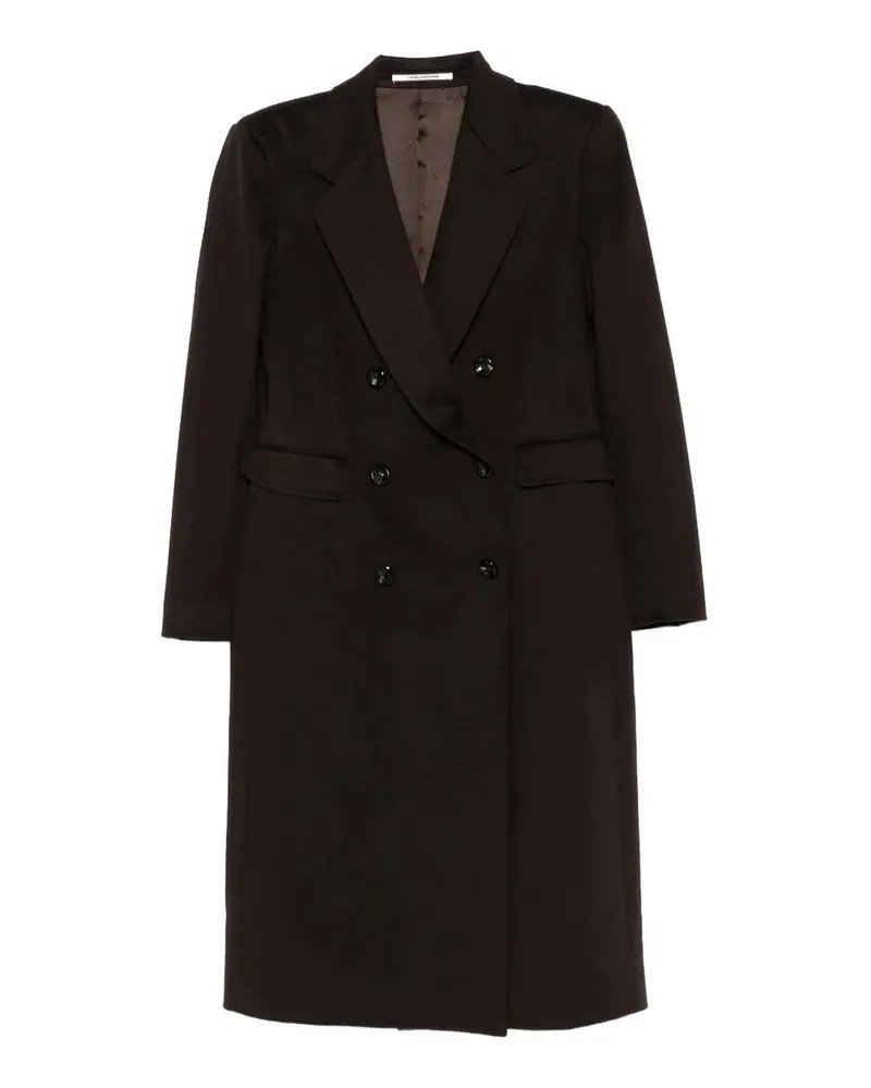 Tagliatore Knielanger Mantel - Dunkelbraun Dunkelbraun