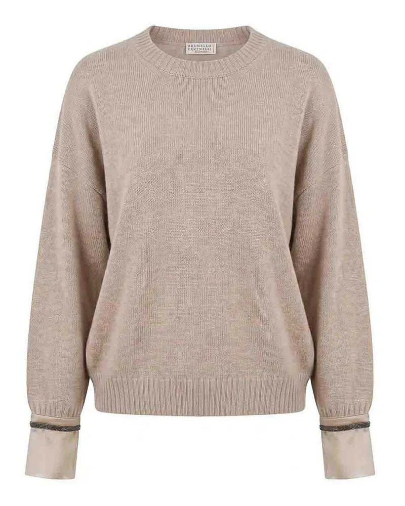 Brunello Cucinelli Rundhalspullover - Beige Beige
