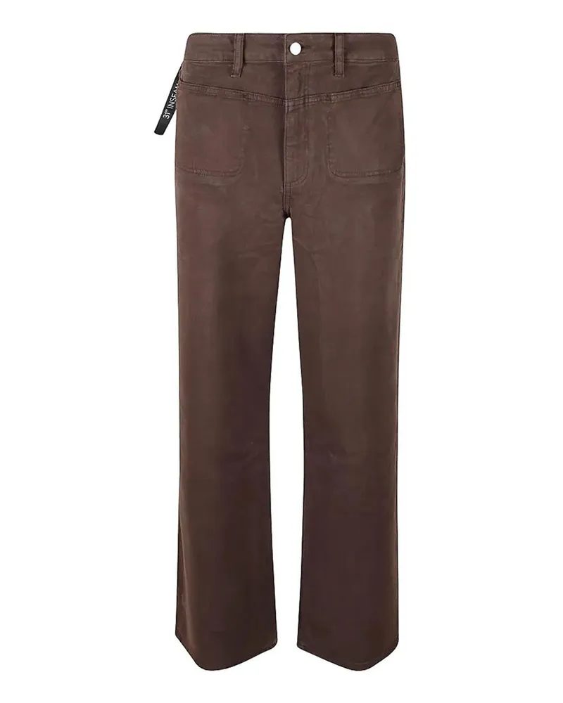 Paige Straight Leg Jeans - Braun Braun