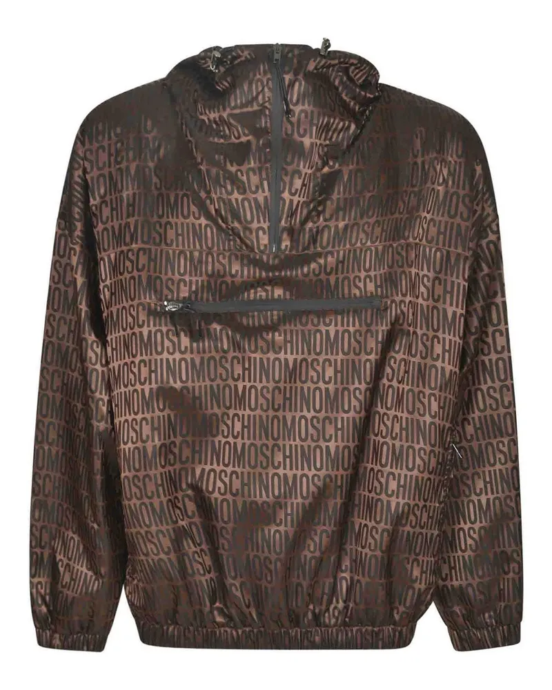 Moschino Kurzer Mantel - Schwarz Bronze