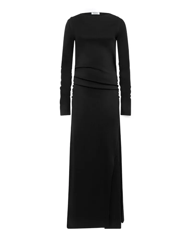 Blumarine Knielanges Kleid - Schwarz Schwarz