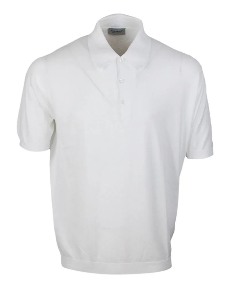 John Smedley T-Shirt - Weiß Weiß