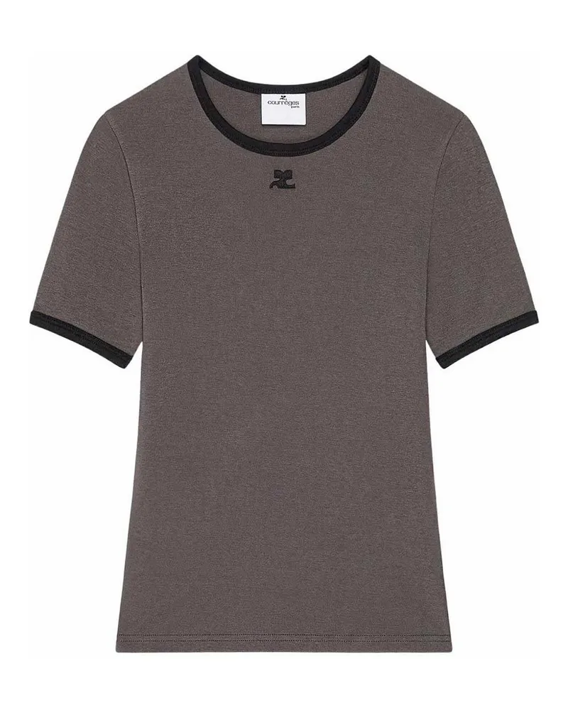 Courrèges T-Shirt - Grau Grau