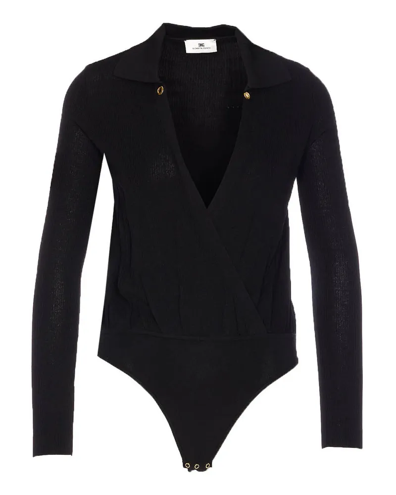 Elisabetta Franchi Top - Schwarz Schwarz