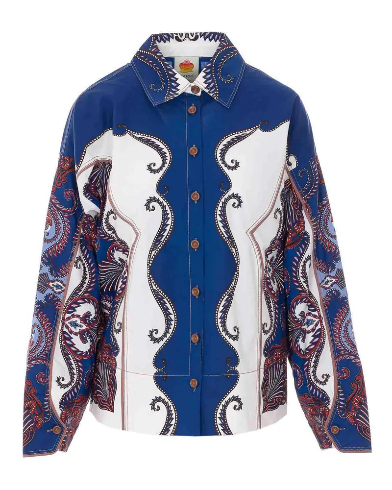 FARM Rio Hemd - Blau Blau