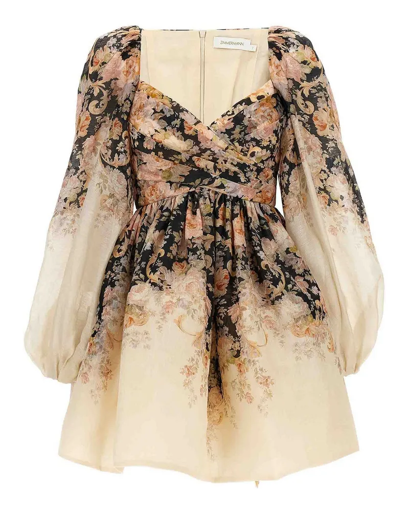 Zimmermann Kurzes Kleid - Bunt Bunt