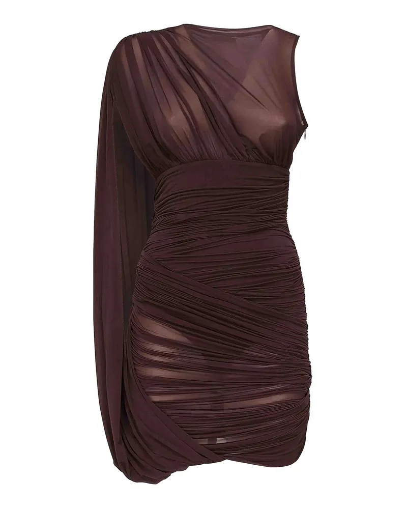 Magda Butrym Kurzes Kleid - Dunkelrot Dunkelrot