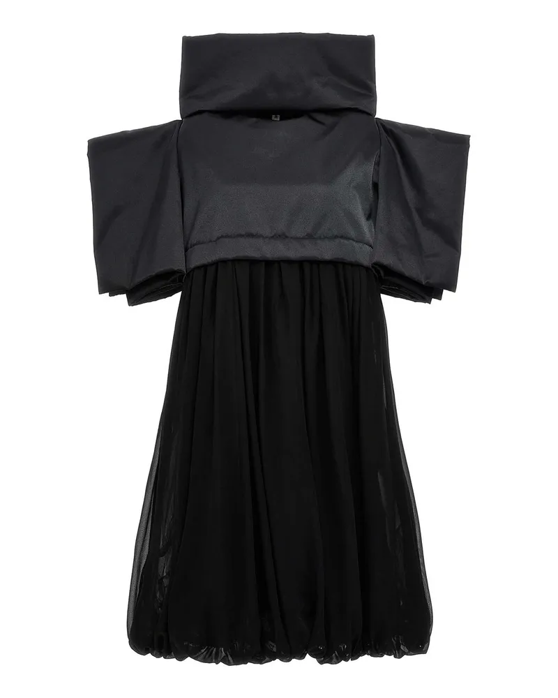 Comme des Garçons Knielanges Kleid - Schwarz Schwarz