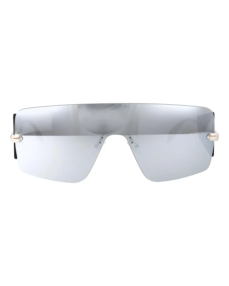 Alexander McQueen Sonnenbrille - Silber Silber