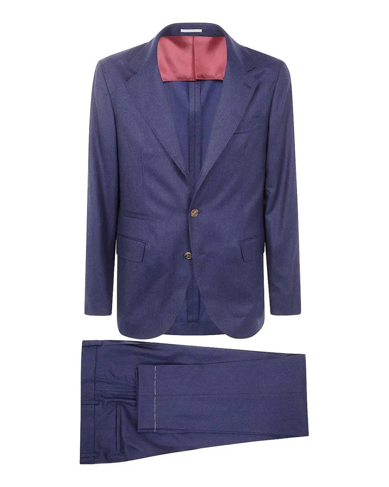 Brunello Cucinelli Eleganter Anzug - Blau Blau