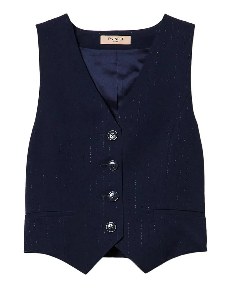 Twin-Set Weste - Dunkelblau Dunkelblau