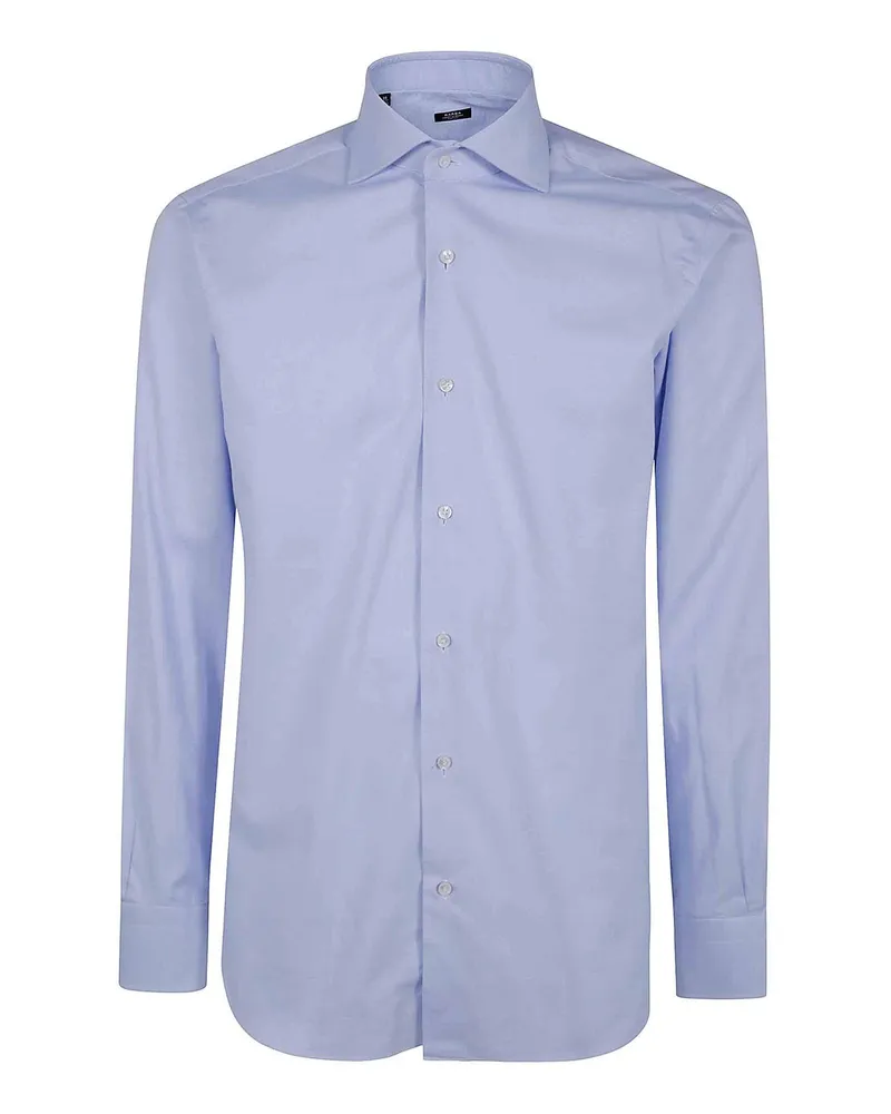BARBA Hemd - Blau Blau