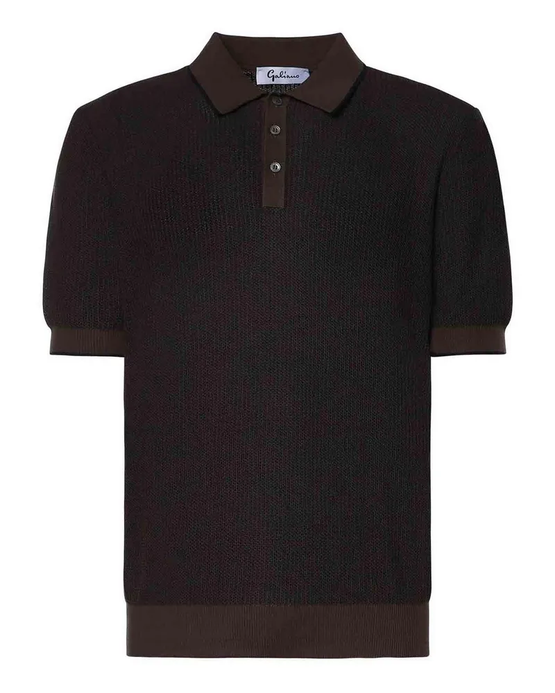Giuliano Galiano Poloshirt - Braun Braun