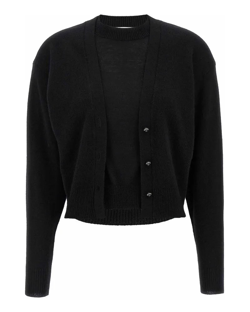 Paco Rabanne Cardigan - Schwarz Schwarz