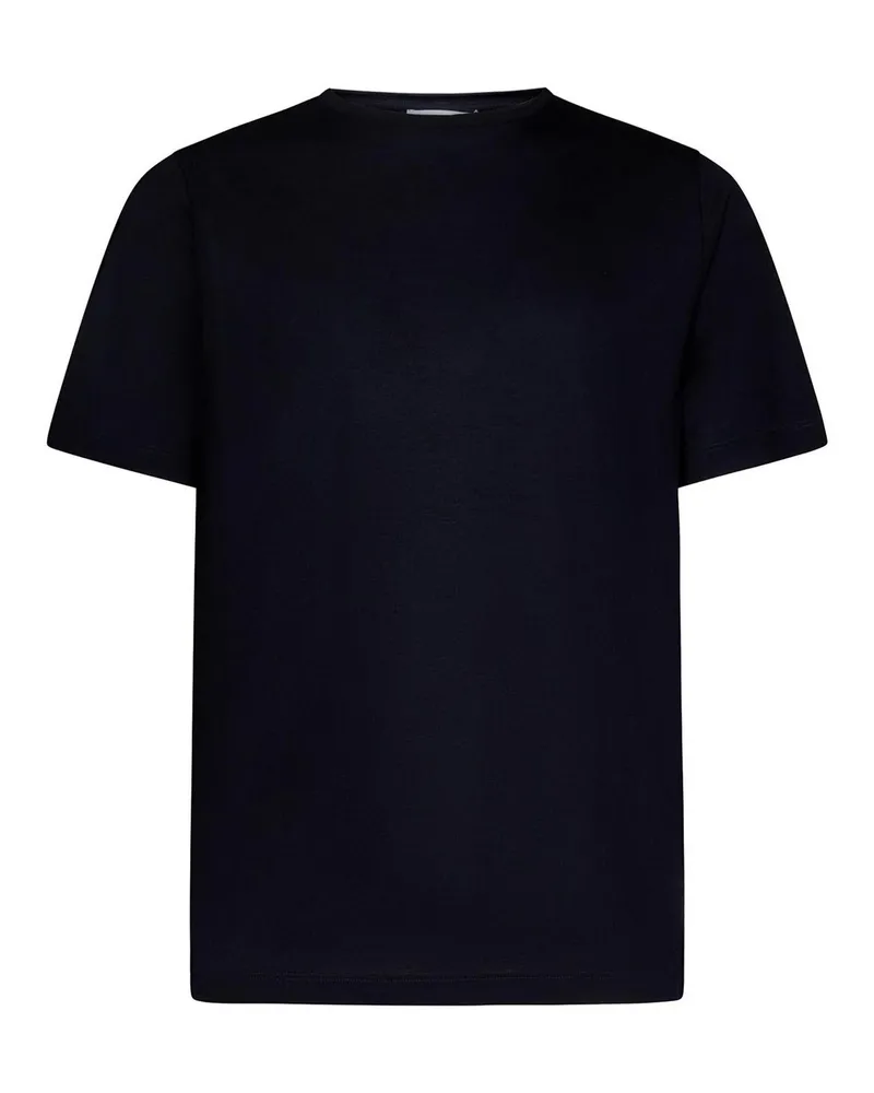 LARDINI Rundhalspullover - Blau Blau