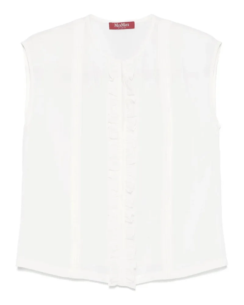 Max Mara Top - Weiß Weiß