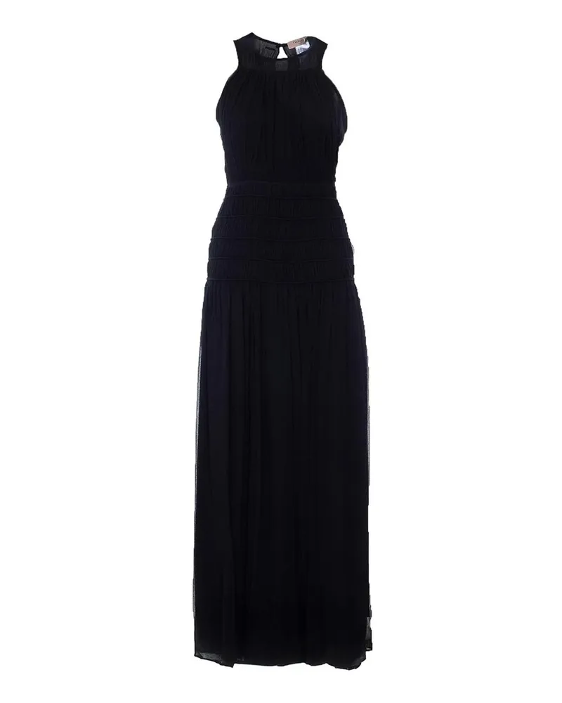 Twin-Set Maxikleid - Schwarz Schwarz