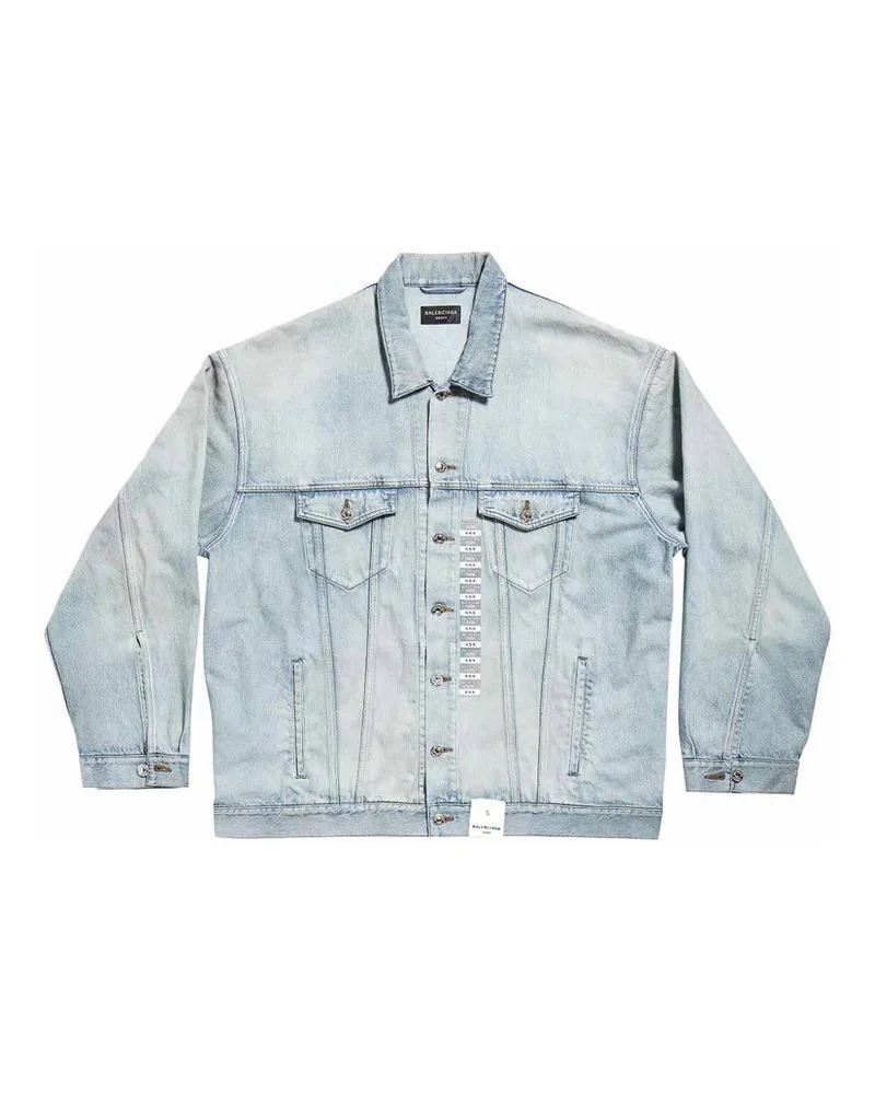 Balenciaga Jeansjacke - Blau Blau
