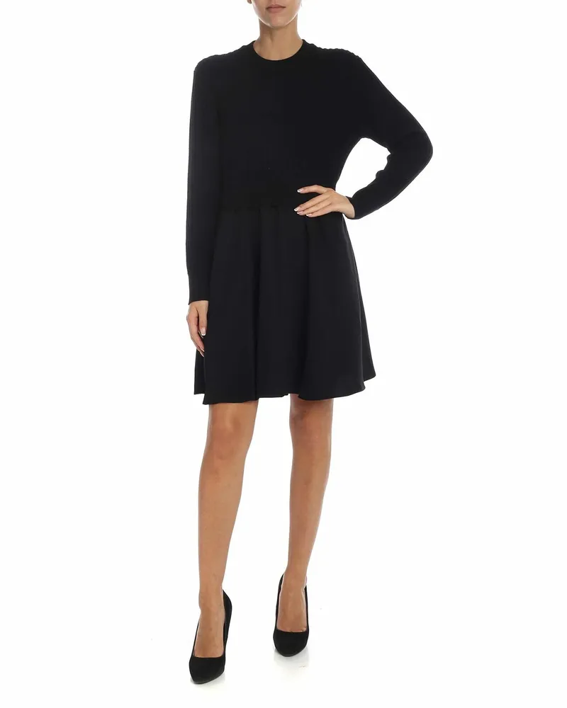 Kenzo Knielanges Kleid - Schwarz Schwarz