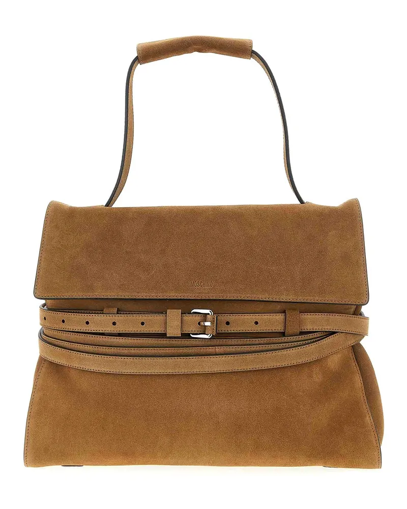 Moschino Umhängetasche - Braun Braun