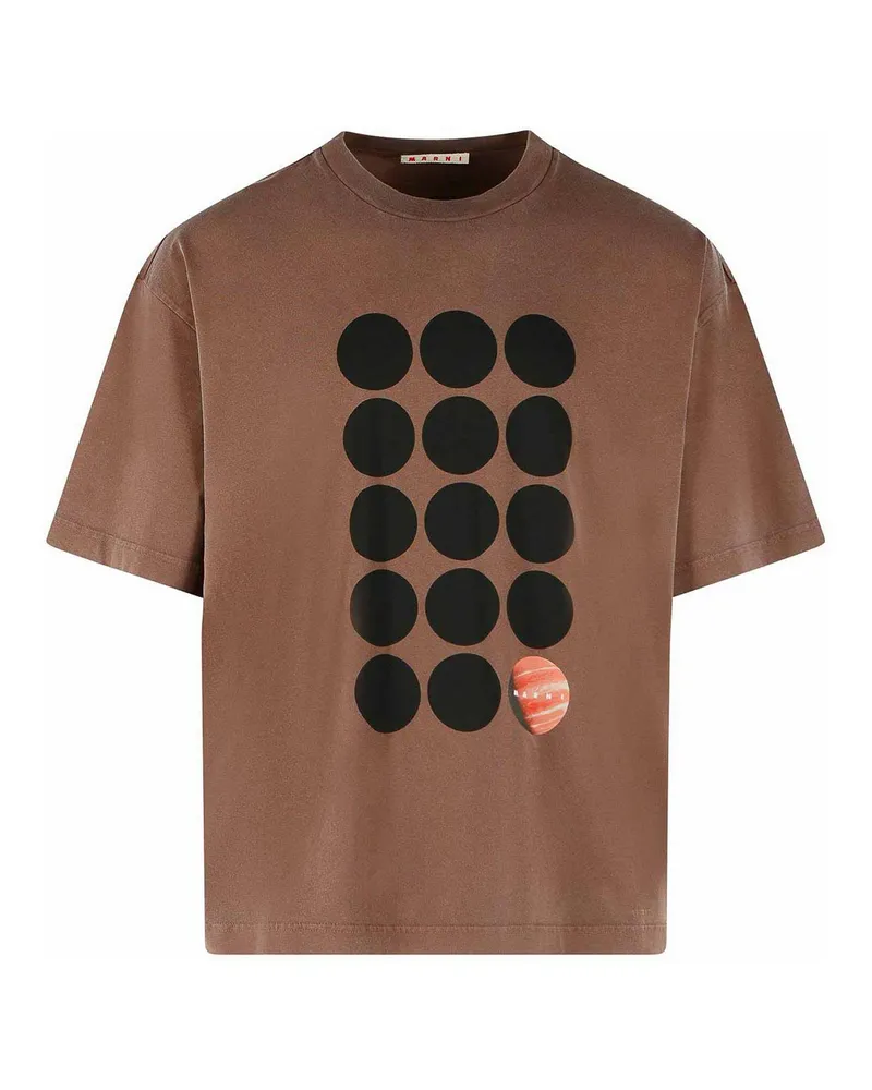 Marni T-Shirt - Braun Braun